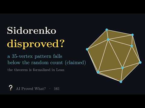 Sidorenko's Conjecture Disproved? AI Claims a Bipartite Pattern That Undercuts Random Graphs