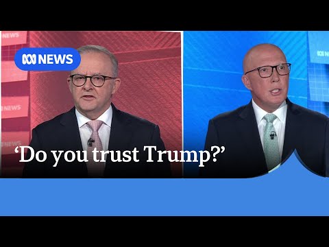 DEBATE MOMENT: Albanese and Dutton are asked if they trust Donald Trump, Xi Jinping | ABC NEWS Episode cover