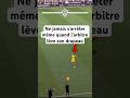 Ne jamais s’arrêter même quand l’arbitre lève son drapeau #footballfrance #foot #footballshorts