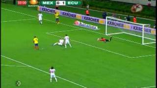 Mexico vs Ecuador 1-2 Atajadas De Memo Ochoa [04/09/10]