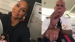Tamar Braxton CONFRONTED By PILOT On Delta Flight
