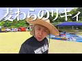 【ミニ四駆】麦わらかぶって屋外ミニ四駆 #ミニ四駆 #mini4wd #ハイパーダッシュ基地