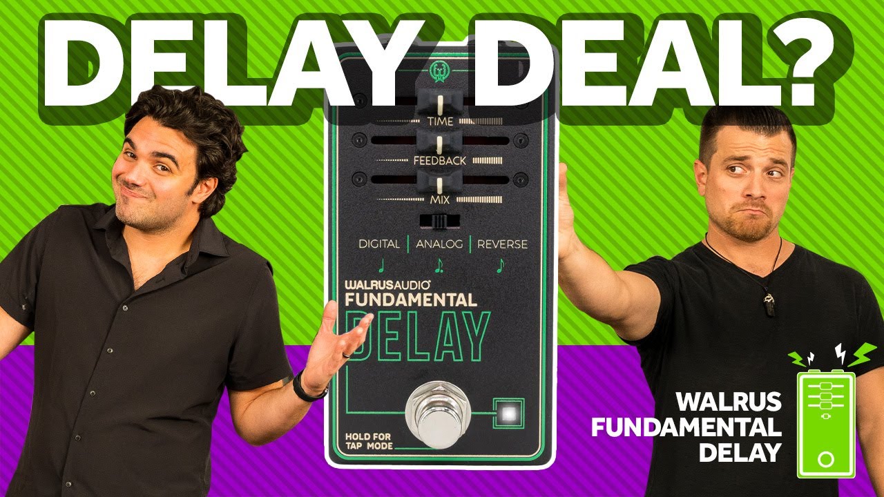 Delay Pedal Review - Walrus Fundamental Delay Pedal - YouTube
