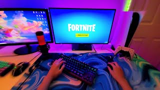 Fortnite but You Are Me (POV) + Keyboard & Mouse on PS5 + Apex Pro TKL Handcam 🤩