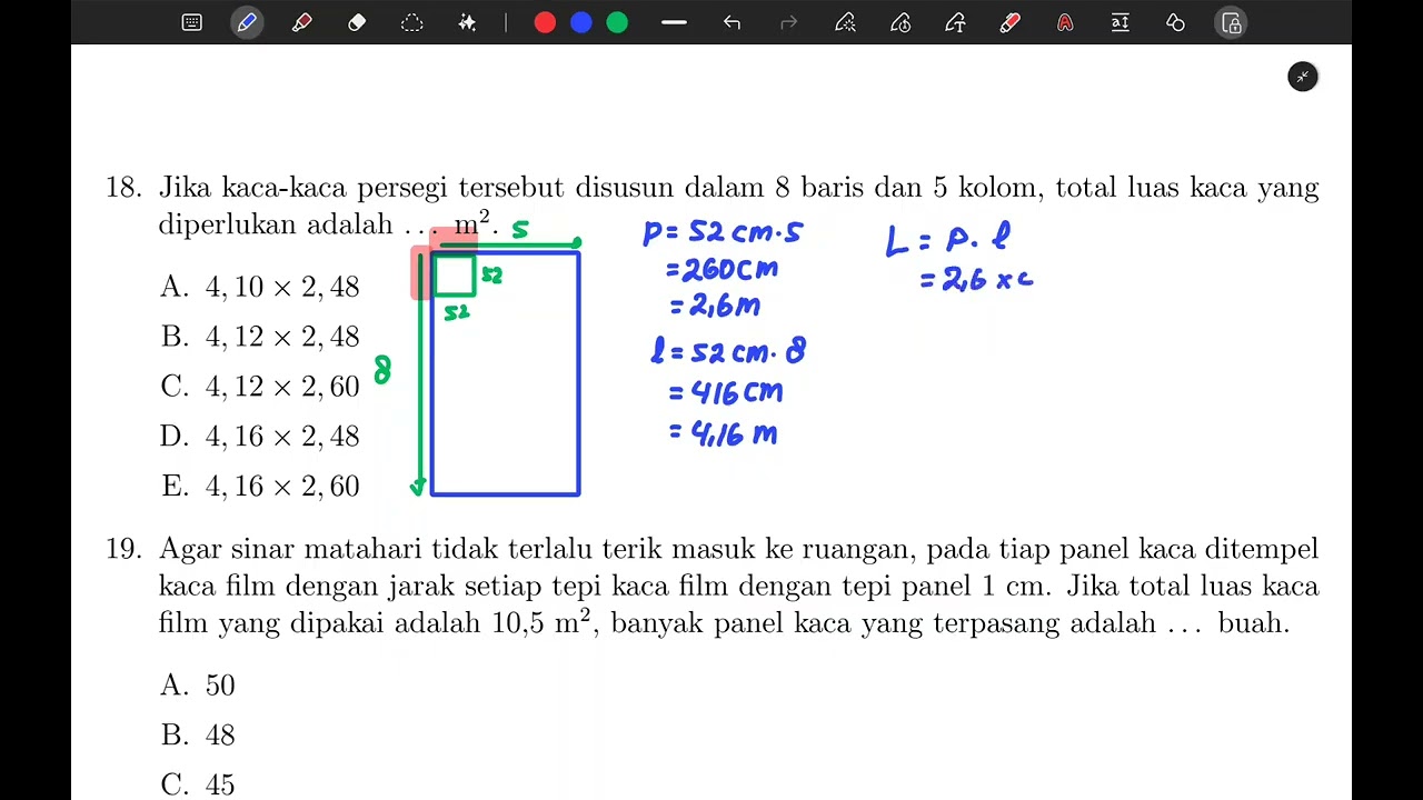[PM Day 5] Text 5 Bocoran Soal Asli Penalaran Matematika UTBK 2025 | Panel Kaca Pada jendela Toko