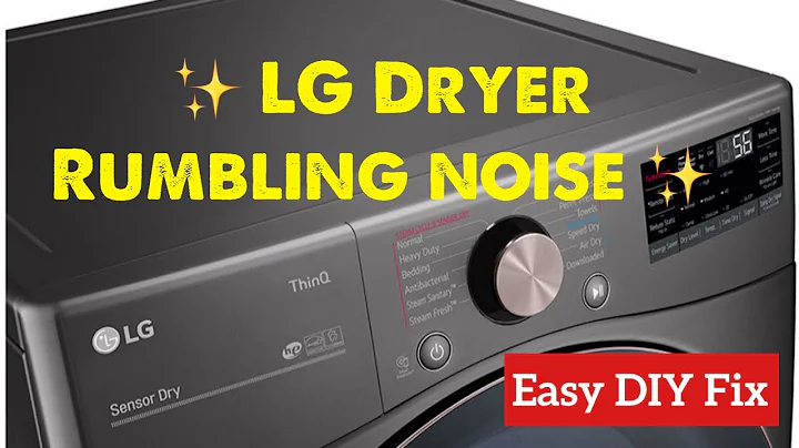 ✨LG DRYER - RUMBLING Noise - FIXED✨