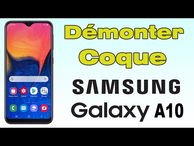 Comment ouvrir un Samsung A10 - YouTube