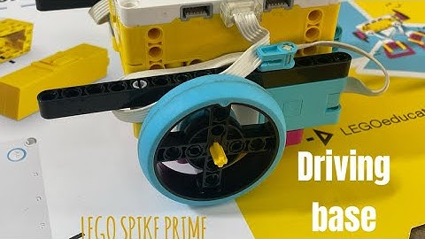 Lego spike prime -Basic Driving module building instructions for #lego #spikeprime #spike #robotics