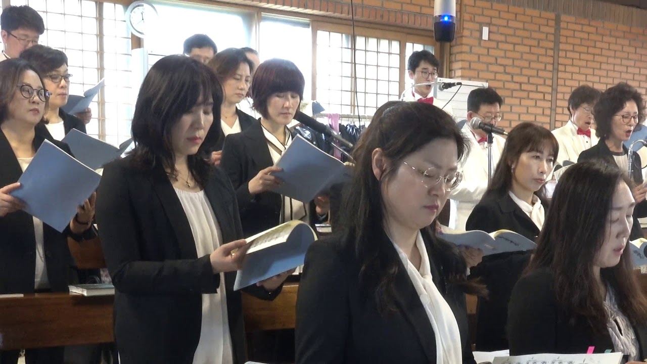 2018 4  1부활절 가톨릭전례 지산성당 Turner 터너 미사곡 Agnus Dei 아뉴스데이 곡중 홍영화 양택홍 임창준 이동균 김은경지휘 김양수 반주 손민지 바이올린 김수지 김