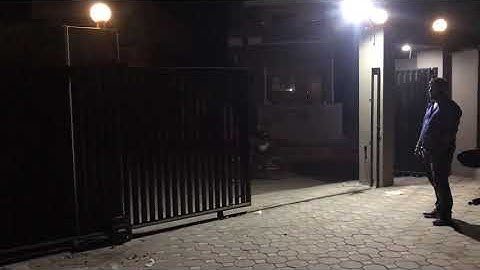 Sliding gate automation at kosamba done by Krishna home automation +919016042525