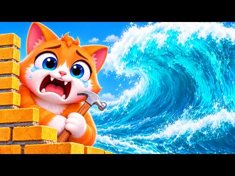 CAT Needs to Survive MAX LEVEL TSUNAMI! - I Am Cat VR
