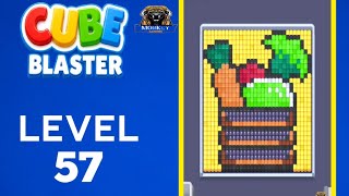 Cube Blaster Level 57 Walkthrough Solution 