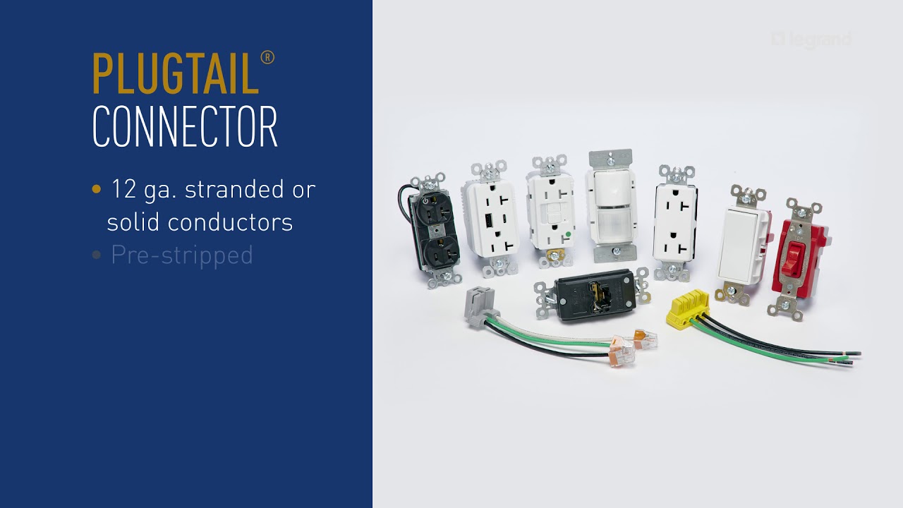 PlugTail® Electrical Wiring Devices - Pass & Seymour - YouTube