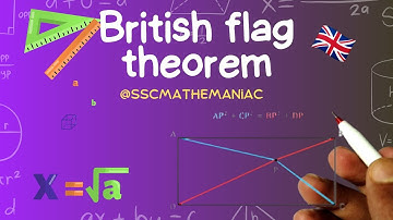 Advance math :British Flag theorem with example | #cgl2023 #sscmathemaniac #chsl2023