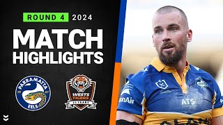 NRL 2024 | Eels v Wests Tigers | Match Highlights