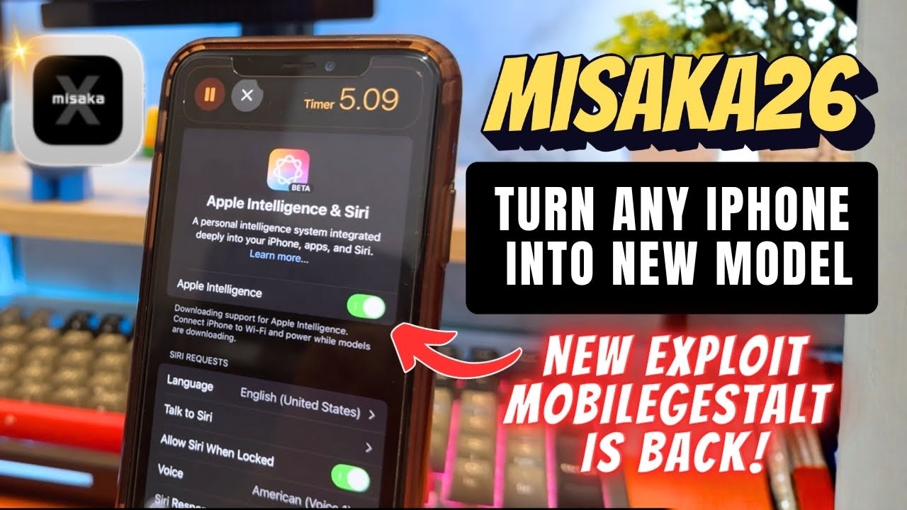 The Ultimate Misaka26 Guide : iOS 26 Tweaks on Any iPhone/iPad