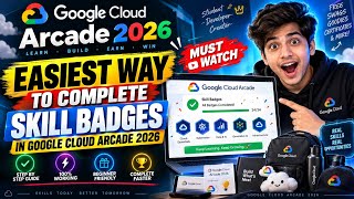 Easiest Way to Complete Skill Badges in Google Cloud Arcade 2026 🤯 | MUST WATCH screenshot 4