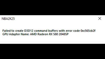 How To Fix NBA 2K Error Code 0xc565cb2f?