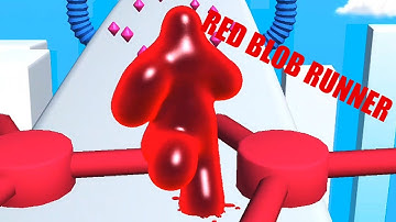 Blob Runner 3 D Gameplay-Red Blob(212-226 levels) All levels