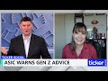 ASIC warns Gen Z about social media financial advice
