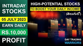 ?Top 5 Intraday Trading Stocks for July 5th, 2023 |Expert Recommendations nifty banknifty trading