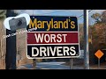 Marylands worst drivers caught on dash cam.