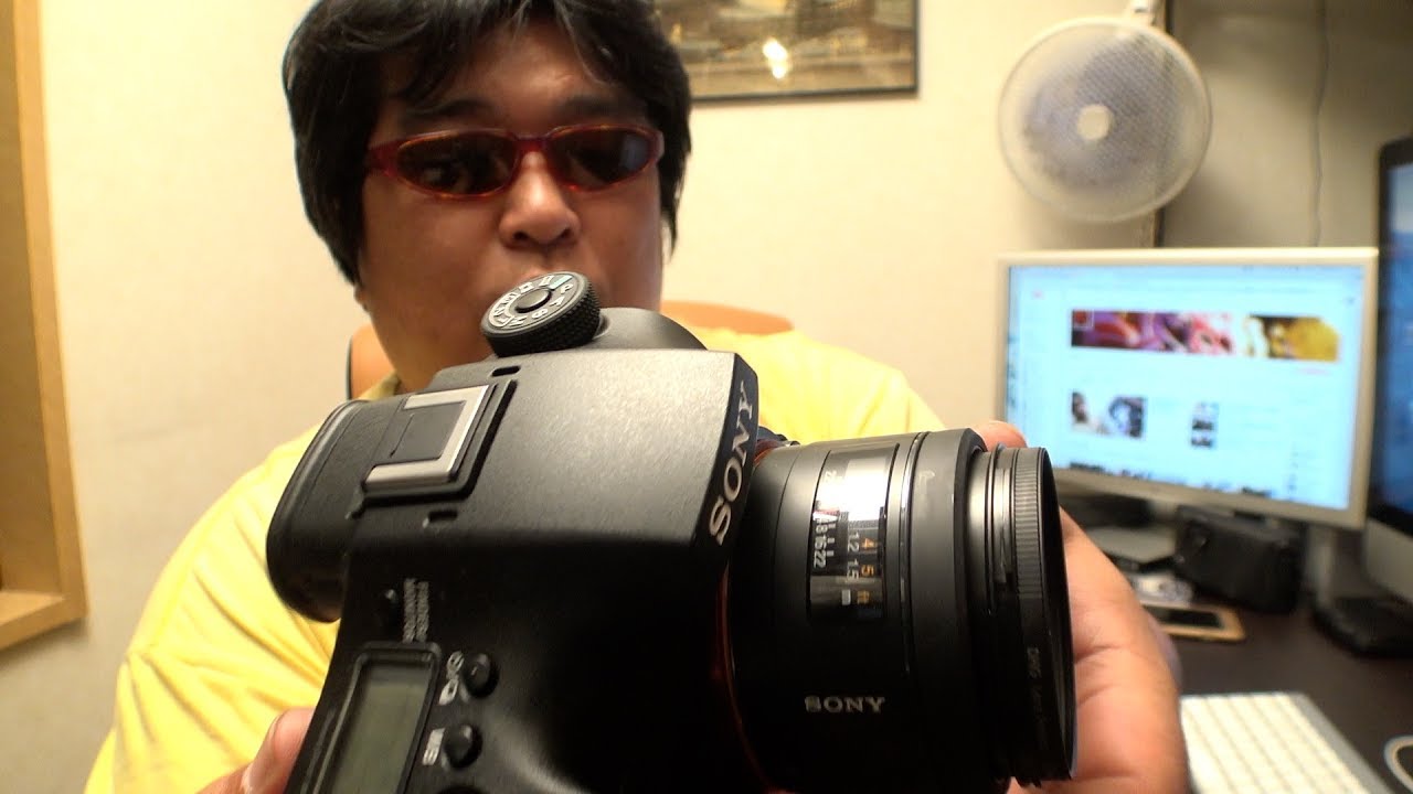SONY 50mm F1.4 SAL50F14 ＋ α99Ⅱ ざっくりレビュー - YouTube