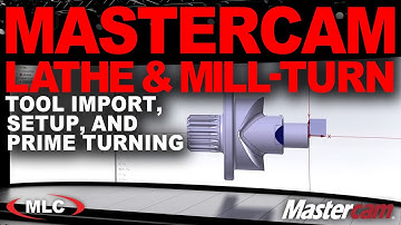 Mastercam 2026 Lathe & Mill-Turn Enhancements | Tool Import, Setup, Prime Turning