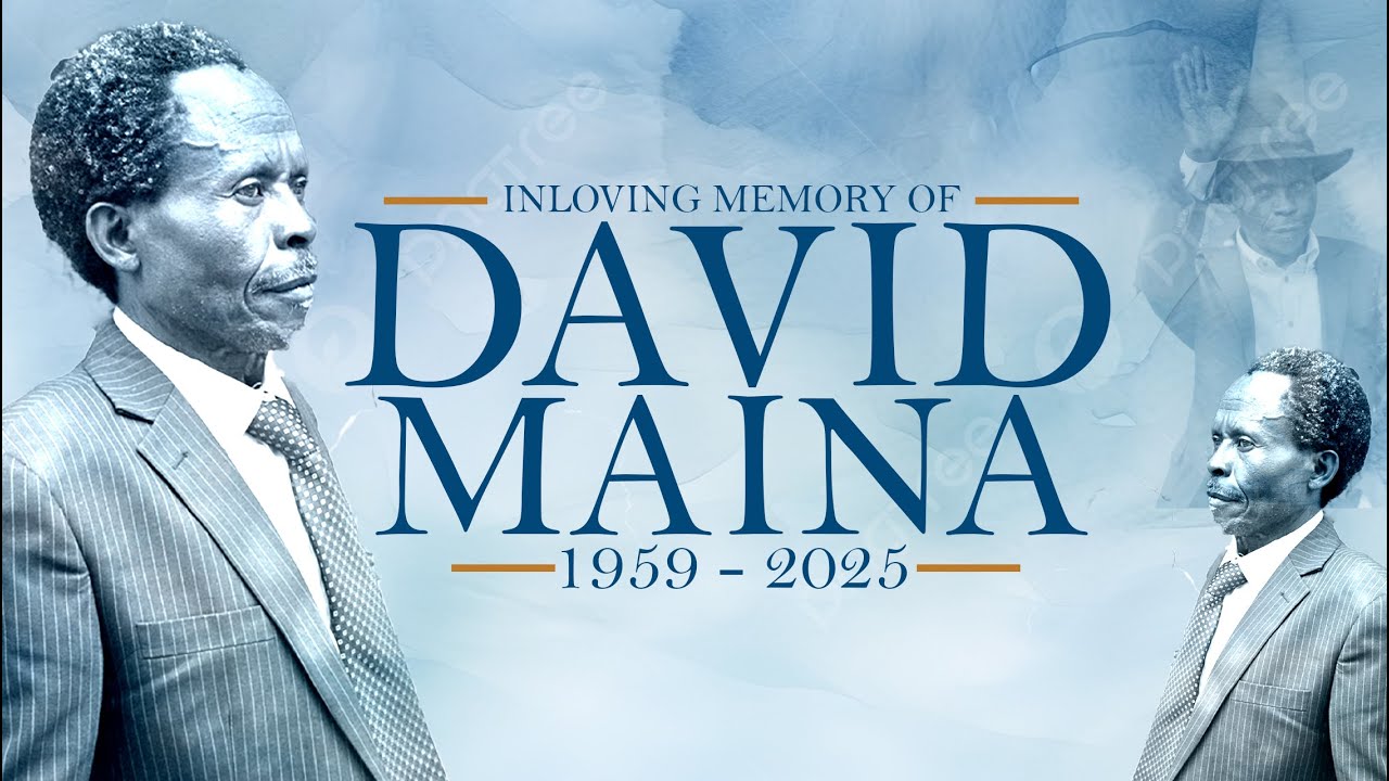 Prayer fellowship service in loving memory of David Maina - YouTube