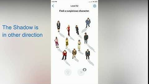 Easy Game - Find a suspicious character - Level 52 solution
