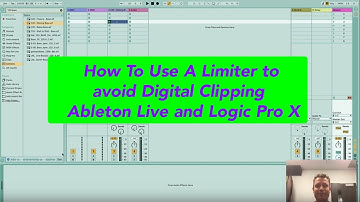 How To Use A Limiter to avoid Digital Clipping - Ableton Live and Logic Pro X