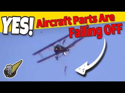 Sopwith Camel Loses Engine Cowl In Flight