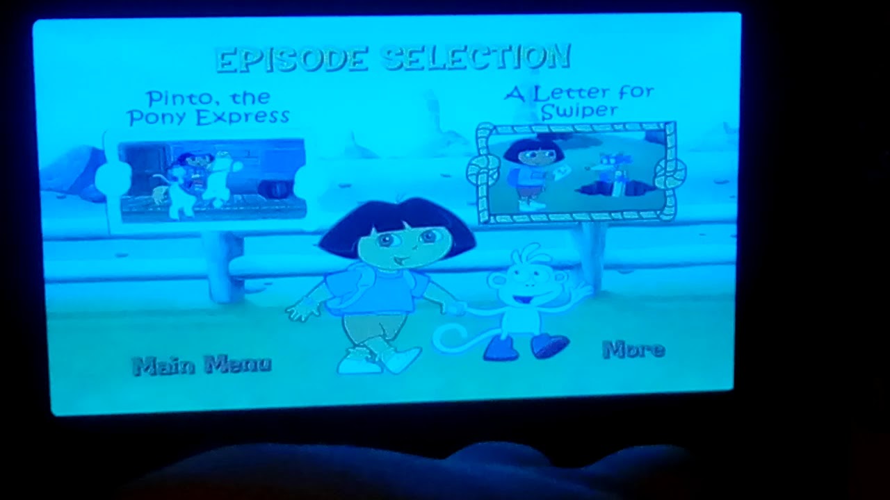 Dora The Explorer: Cowgirl Dora 2003 DVD Menu Walkthrough - YouTube