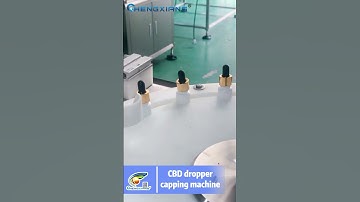 CBD dropper capping machine | automatic capping machine | CBD oil capping machine #oil #drop #CBD