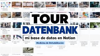 Tour por mi base de datos en Notion | Medicina de Rehabilitación