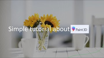 Paint 3D - Beginner Tutorial