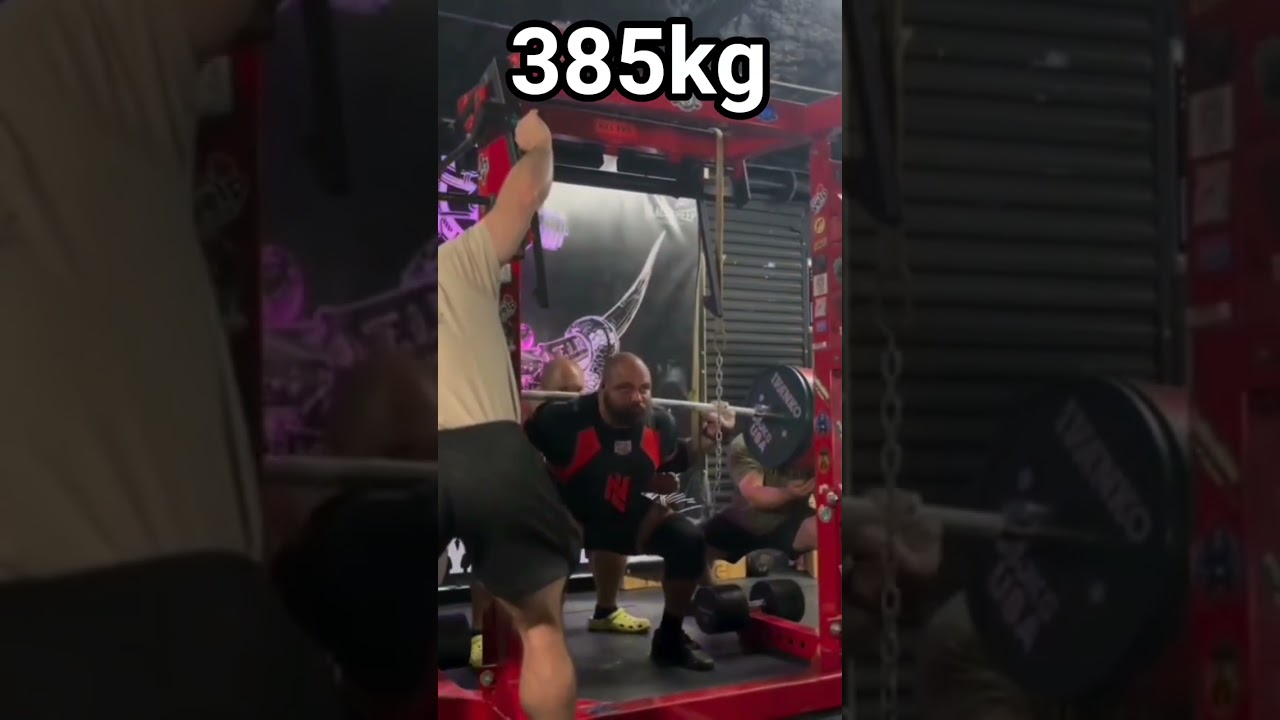 385kg/848,77lbs Squat from Fernando Arias 🇺🇲