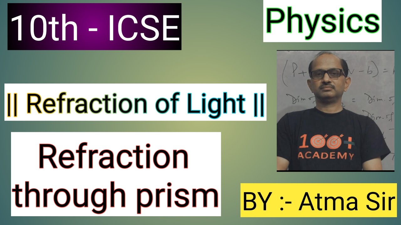 10th - ICSE- Physics ’ “ “ || Refraction of Light through Prism || .BY ...