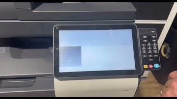 Konica Minolta -  Secure Print on Home Screen
