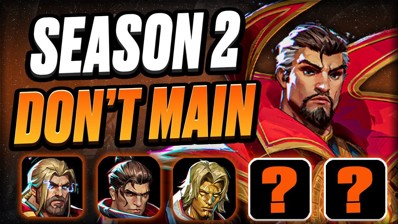 NEW 10 BIG LOSERS in Season 2 Patch (NEVER PLAY) | Marvel Rivals - DPS, Tank, Support
