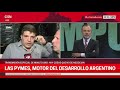 El candidato de las pymes es sergio mass leo bilanski en c5n