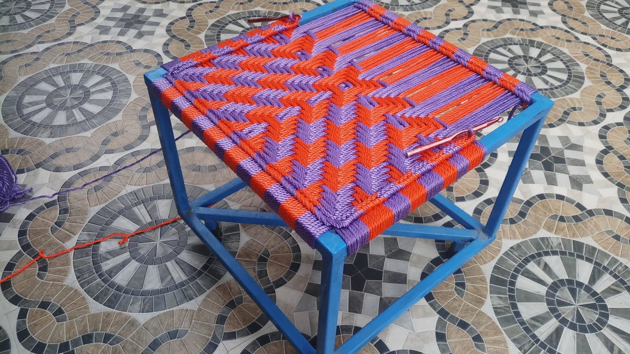 How to weave rope seats / How to make stool and chair / Innovative
