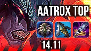 AATROX vs WARWICK (TOP) | 70% winrate, 7 solo kills, 46k DMG, Dominating | EUW Master | 14.11