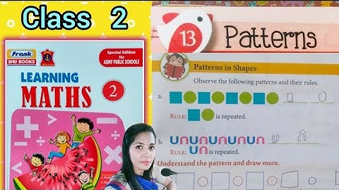 PATTERNS , Class 2 ( UNIT- 13) # Learning Maths # APS