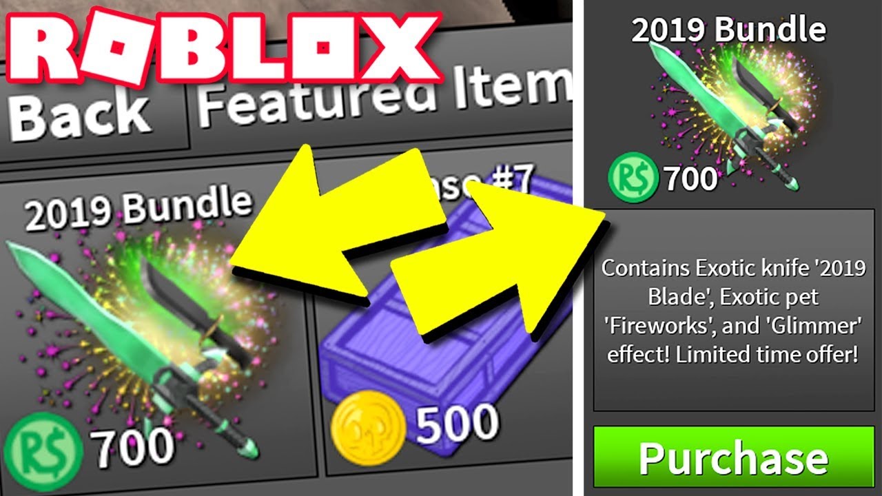 Buying The 2019 Bundle 2019 Blade Roblox Assassin Youtube