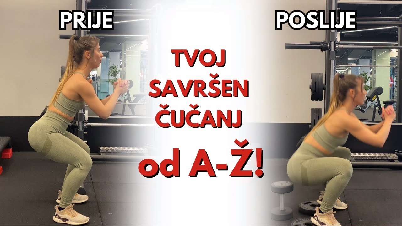 KAKO PRAVILNO RADITI ČUČANJ ➡ ZA MAKSIMALAN RAST GLUTEUSA? Ispravi ove greške! Kristina Mikolčić