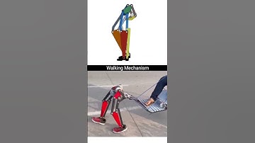 Bipedal Walking Mechanism | How Robot Legs Walk #reels #trending #viral