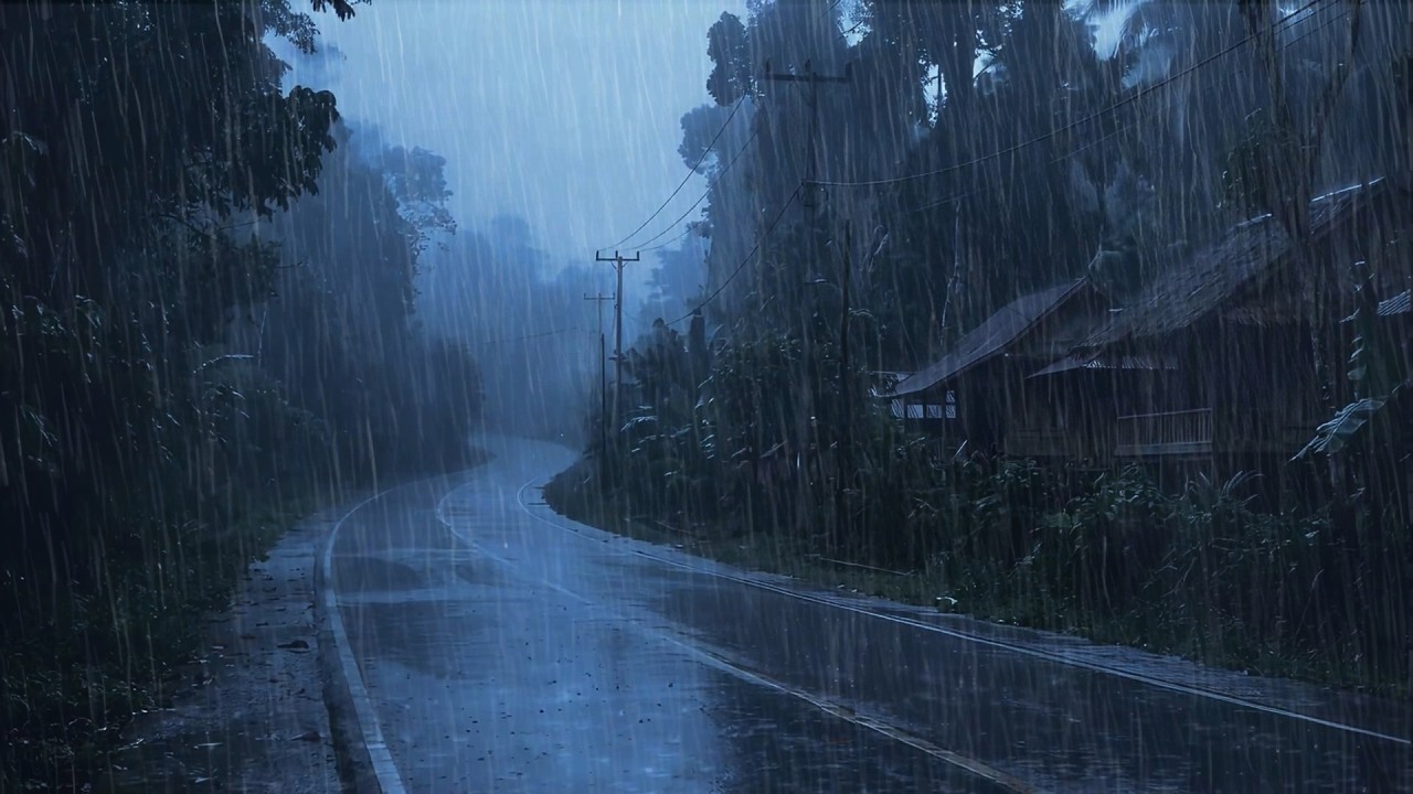 Best Rain Sounds for Sleeping No Thunder at Night | Deep Sleep, Stress relief, Relax Your Mind