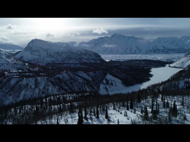 Alaska Log Cabin With Glacier View