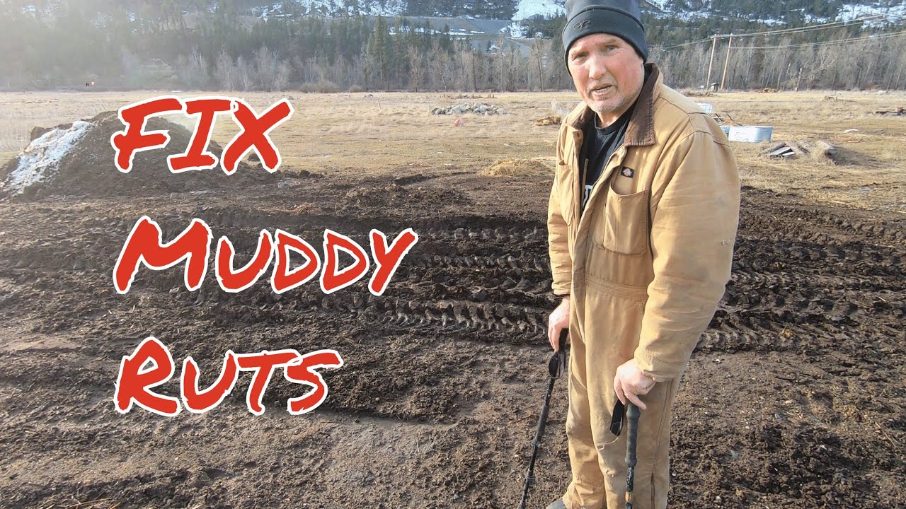 Fixing Ruts With A Box Scraper At Kettle Haven Ranch - YouTube